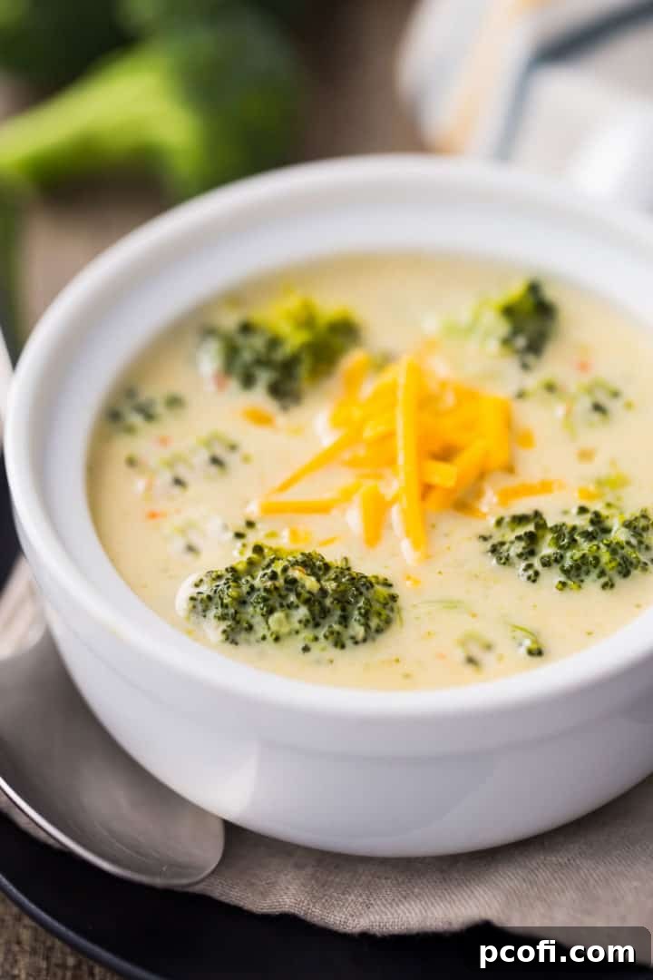 Fresh Broccoli Cheese Soup Recipe - Delicious and easy to prepare at home