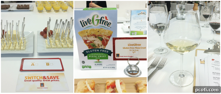 An array of delicious Aldi gluten-free products and holiday treats, highlighting the variety and quality available for special diets. Images from the #inthealdikitchen and #aldiholiday event.