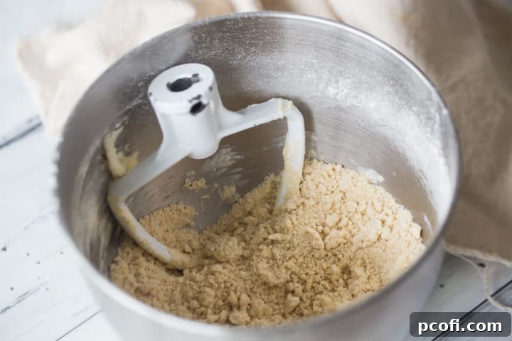 Dry ingredients and butter for tres leches cake.