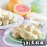 Grapefruit Bowknots Recipe Image