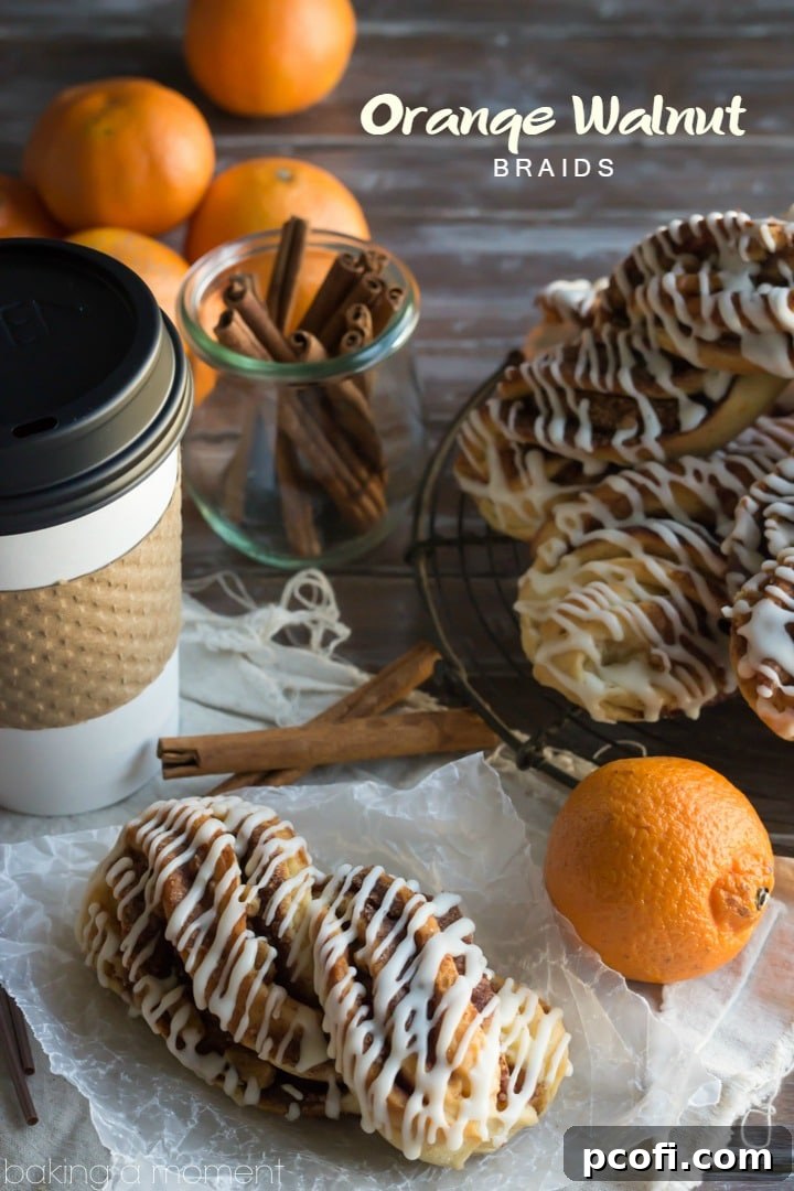 These Orange Walnut Braids are just like the Panera Pecan Braids- with a twist!