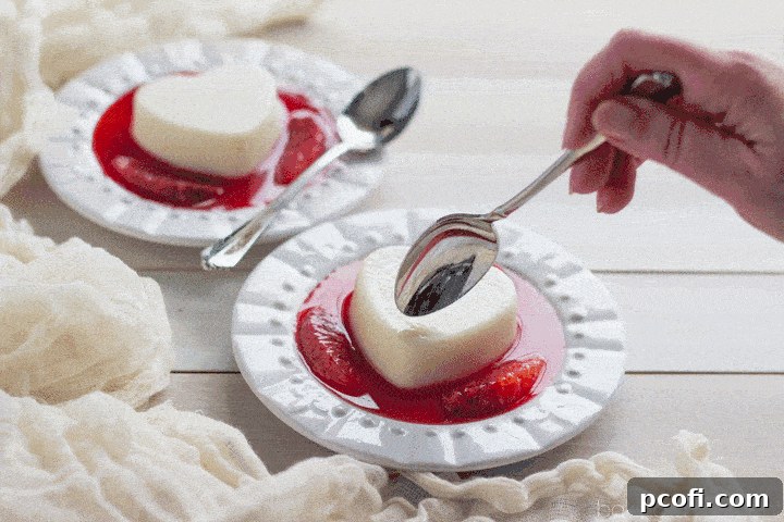 A collective of exquisite Valentine's Day dinner for two dishes, showcasing the Coconut White Chocolate Panna Cotta as a highlight.