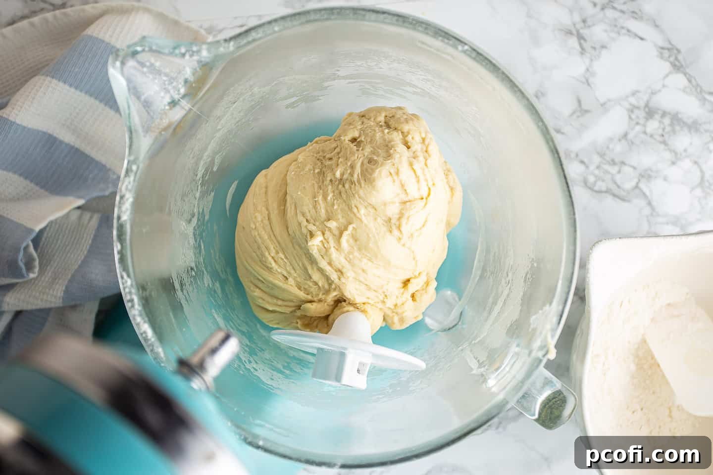 Babka dough after kneading.