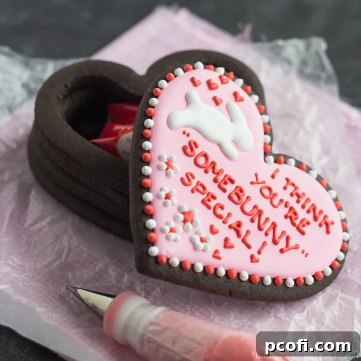 Learn how to make a charming edible cookie gift box for Valentine's Day, a unique and personal gift idea.