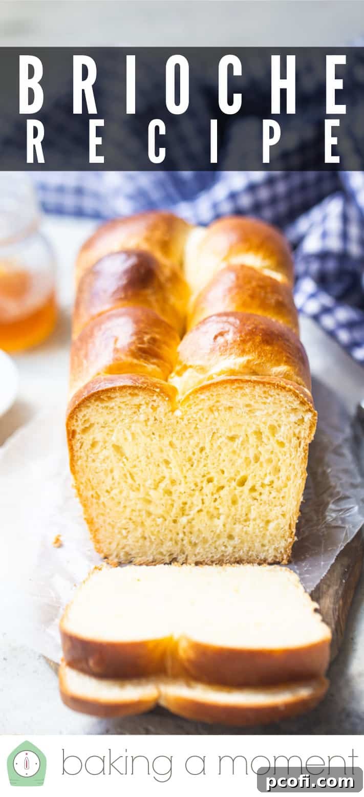 Soft & fluffy brioche bread.