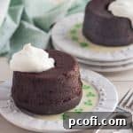 Chocolate Stout Mini-Bundt Cakes with Irish Whiskey Hard Sauce