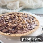 Nutella Cheesecake Mousse Pie
