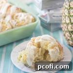 Pineapple Cream Cheese Sweet Rolls with luscious icing