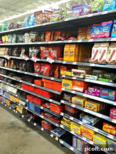Shopping for Reese's products at Walmart