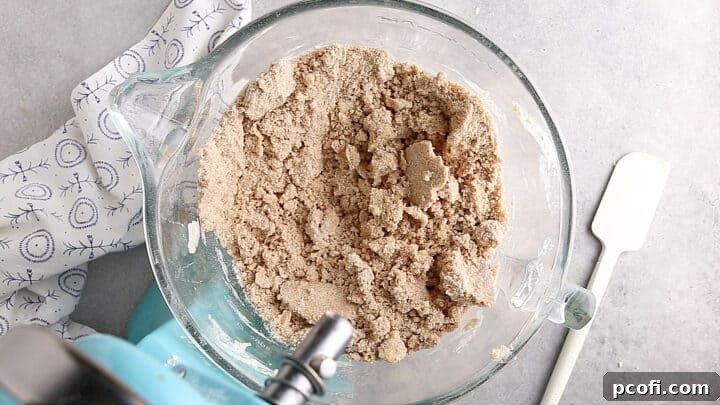Butter added to dry ingredients for the reverse creaming method of cake making.