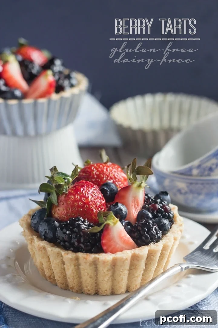 These gorgeous berry tarts were so simple to make and they tasted so good I couldn't believe they were GF & DF! 