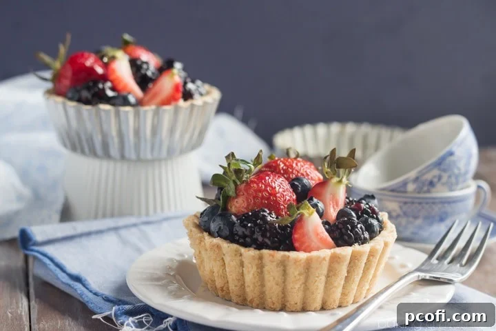 These gorgeous berry tarts were so simple to make and they tasted so good I couldn't believe they were GF & DF! 