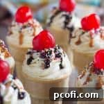 Brownie Sundae Ice Cream Cone Cupcakes