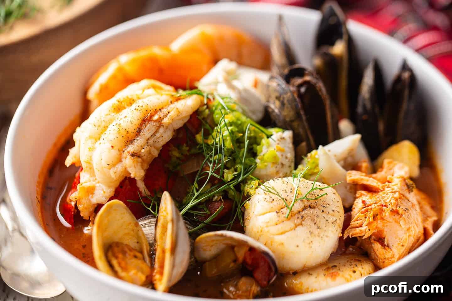 Best San Francisco  cioppino recipe , served with fennel gremolata.