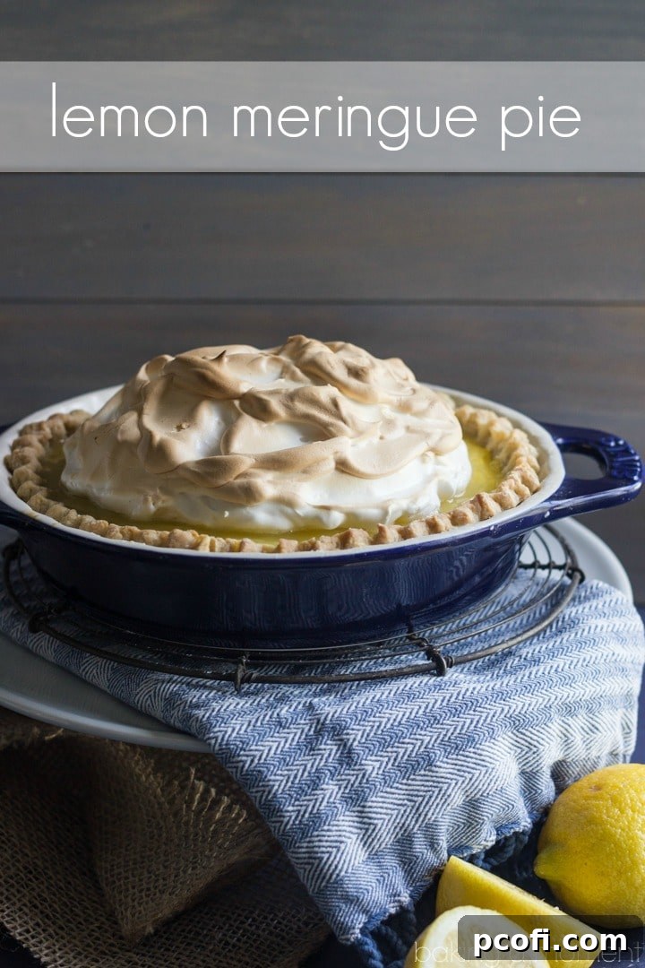 Homemade Lemon Meringue Pie- Such a classic! Love this in the summer.