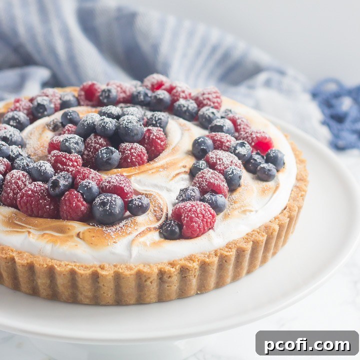 S'mores Berry Tart