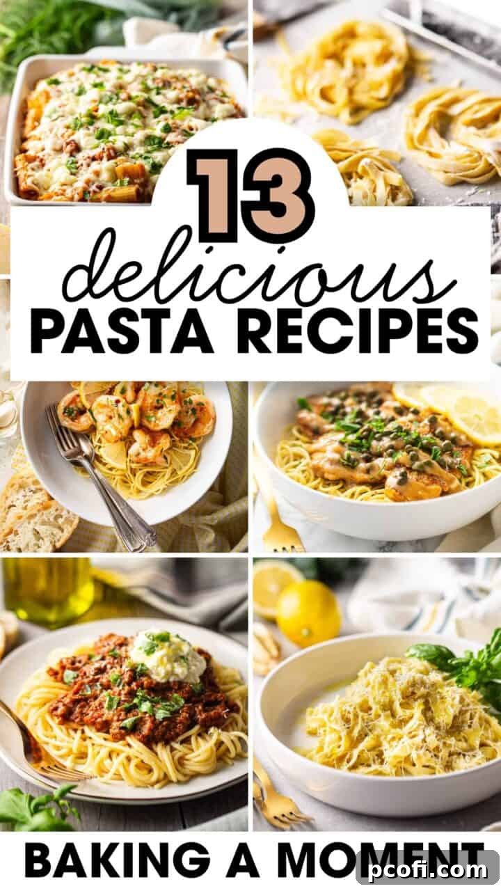 A large, inviting bowl of pasta, showcasing its comforting appeal and versatility with fresh herbs.