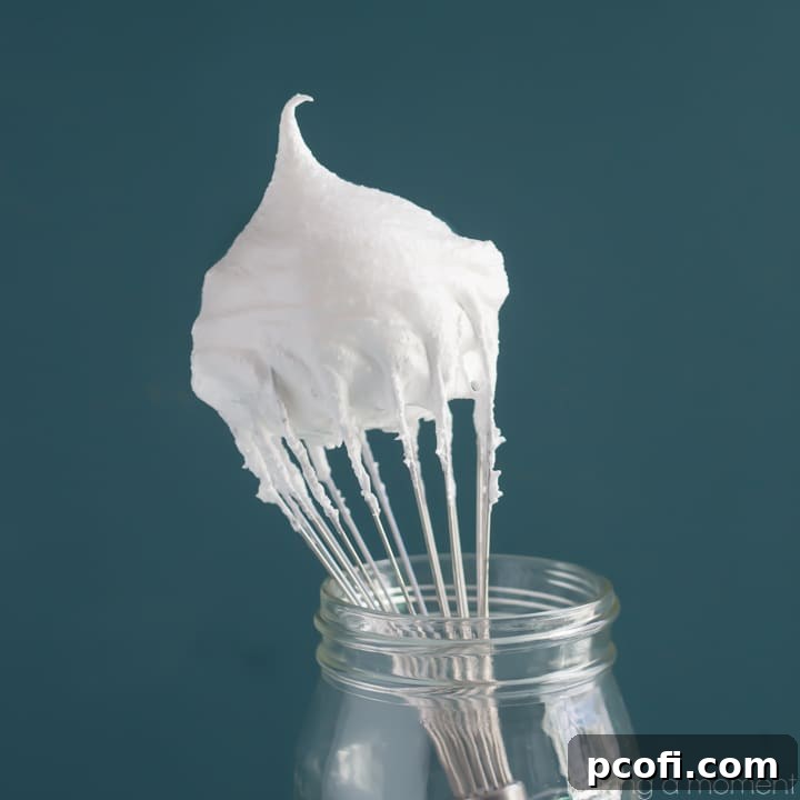 One of my favorite things ever! Seven-Minute Frosting: so fluffy, almost like marshmallow fluff. Sooo good on chocolate cake!