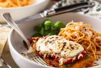 Crispy Chicken Parmesan Recipe with Melty Mozzarella
