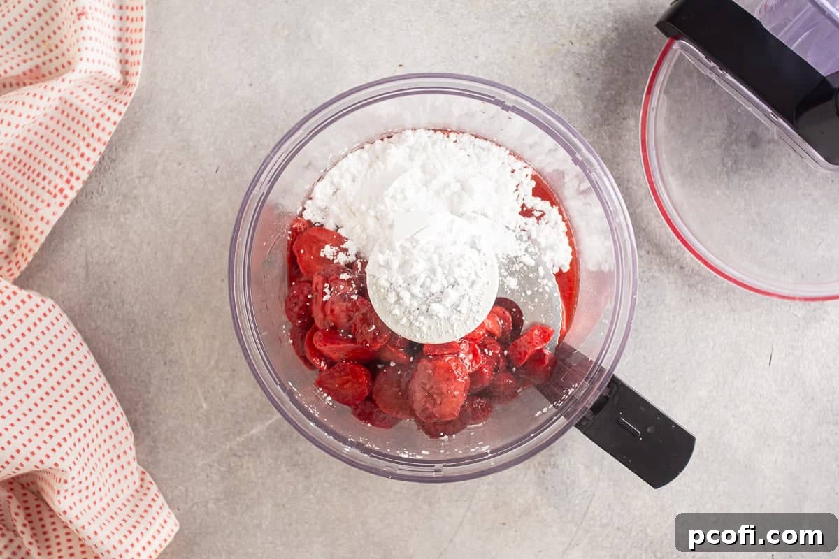 Strawberry Tiramisu Recipe with Mascarpone and Ladyfingers 10 Strawberries and powdered sugar.
