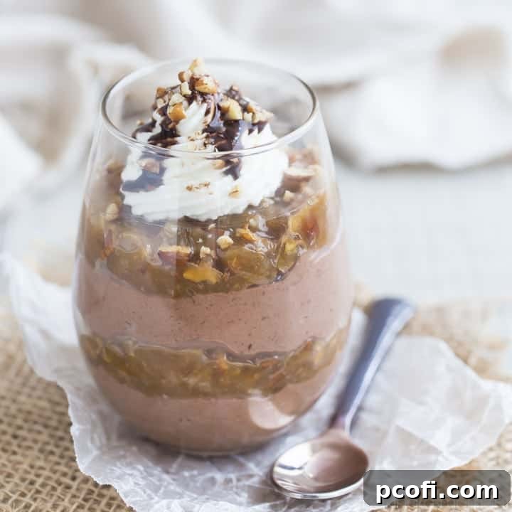 German Chocolate Cheesecake Mousse